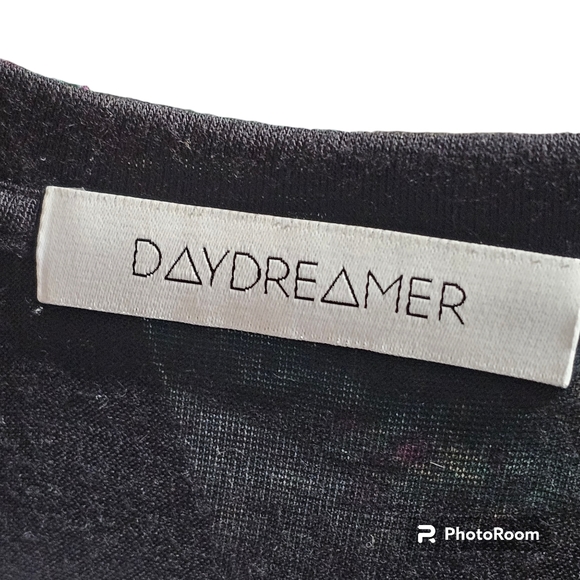 🆕️ Daydreamer 'I'm The Future' Burnout Black Muscle Tee Oversized size Small - Picture 2 of 5
